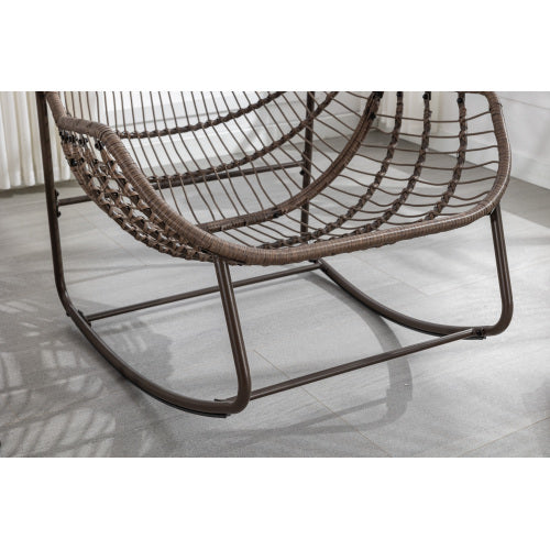 Comfortable Metal Rocking Chair - Indoor & Outdoor