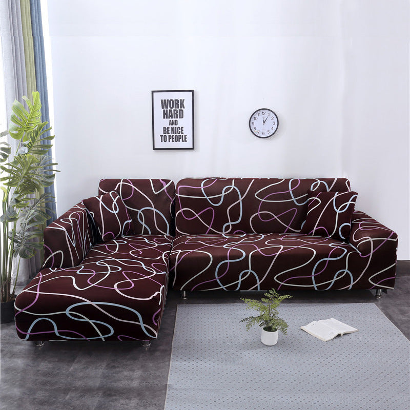 Modern Graphic Stretch Sofa Cover