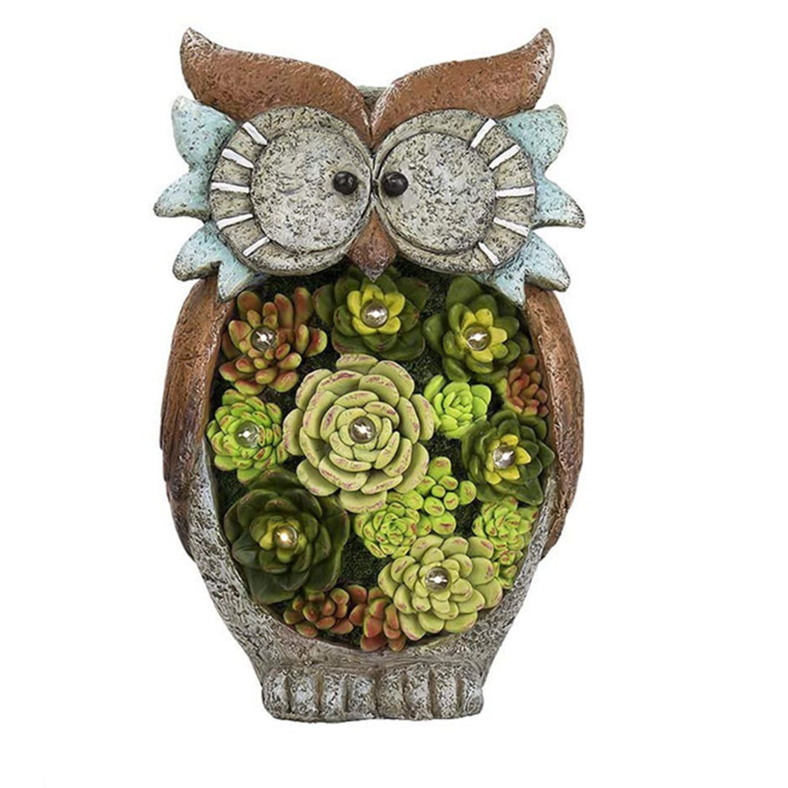 Solar Owl Garden Light