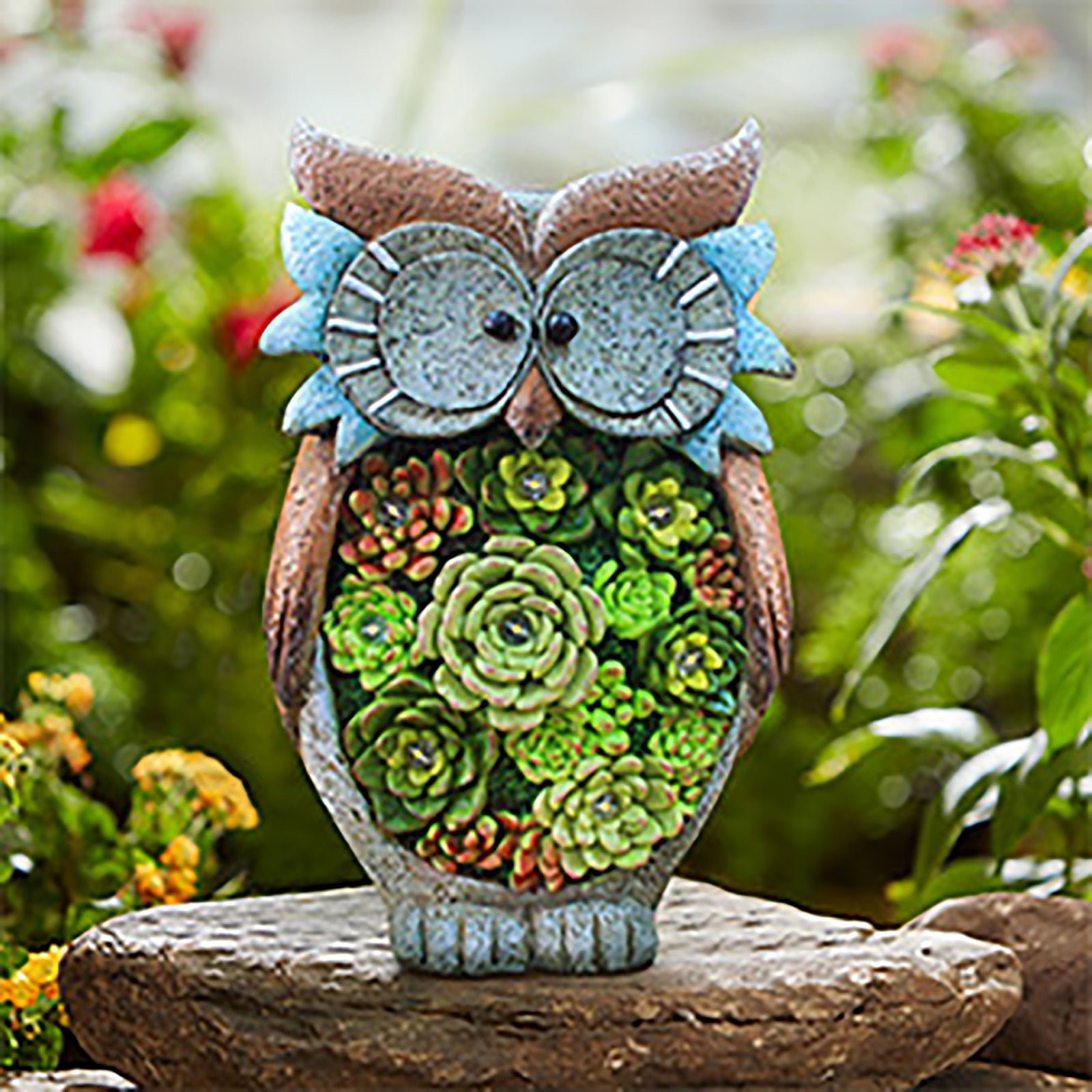 Solar Owl Garden Light