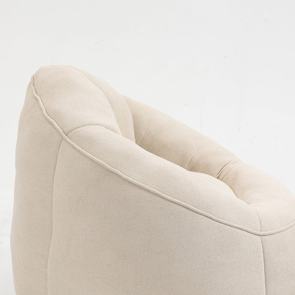 The CloudSoft Bean Bag Chair with Footrest