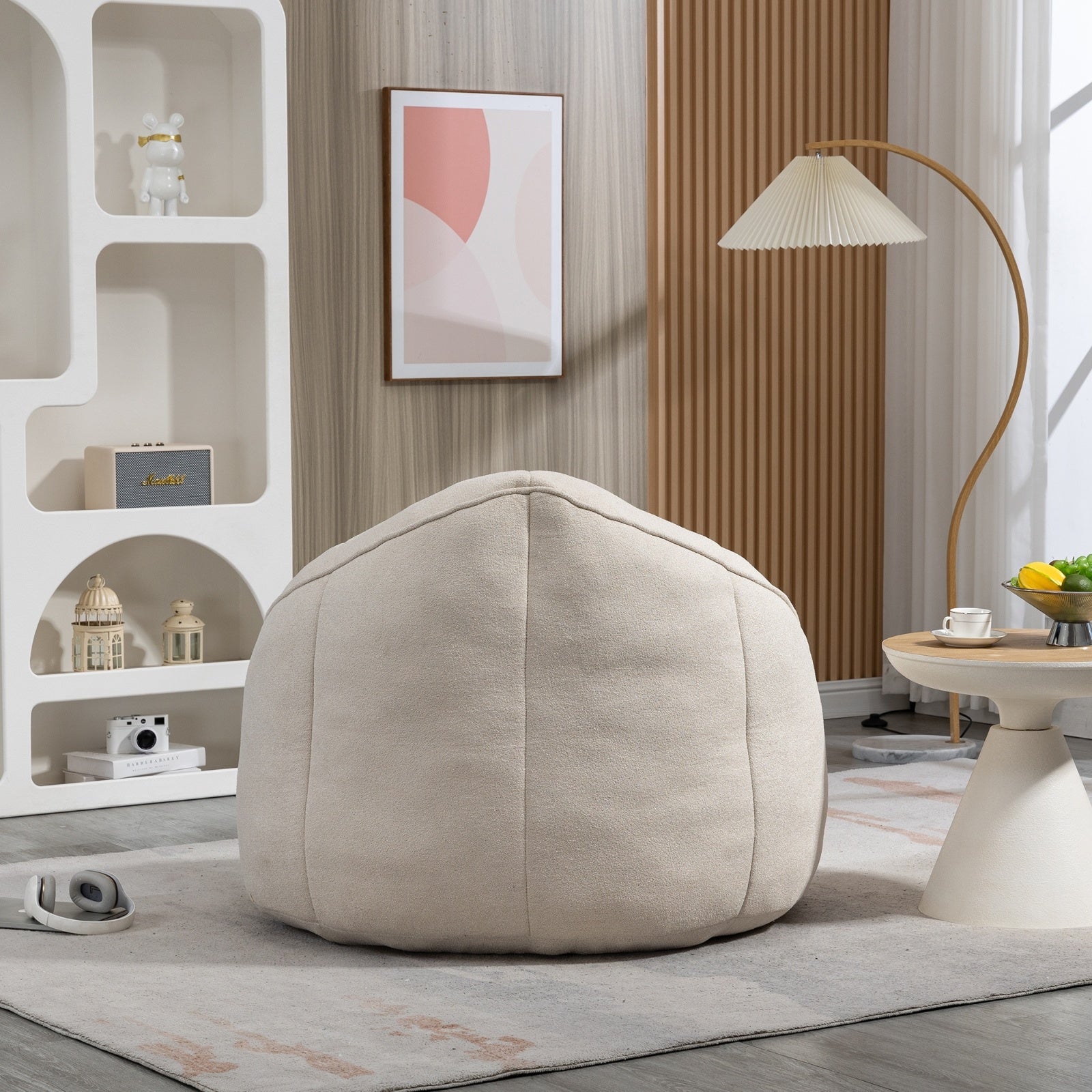 The CloudSoft Bean Bag Chair with Footrest
