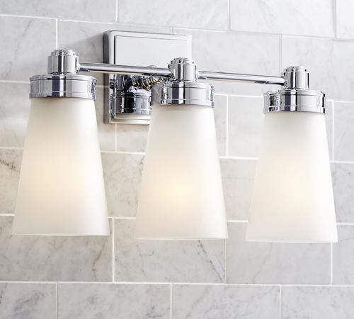 Pearson Triple Sconce - Chrome Bath Light