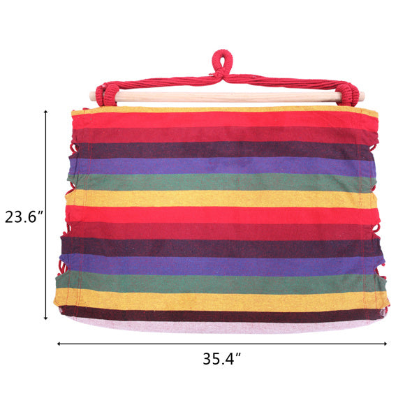 The Rainbow Hanging Chair with Cushions