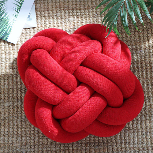 Knot Throw Pillow — Acrylic & PP Cotton Cushion