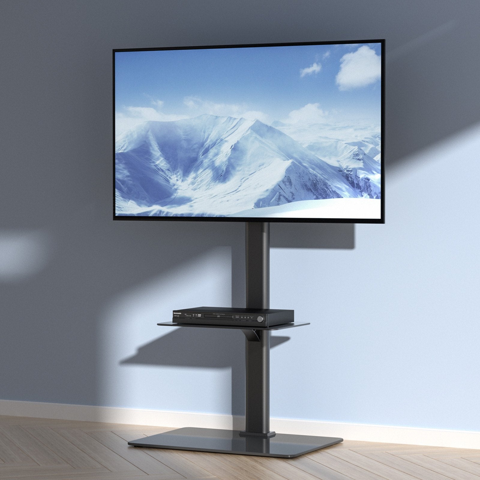 Swivel TV Stand Mount 32-65 Inch | Height Adjustable Floor Stand