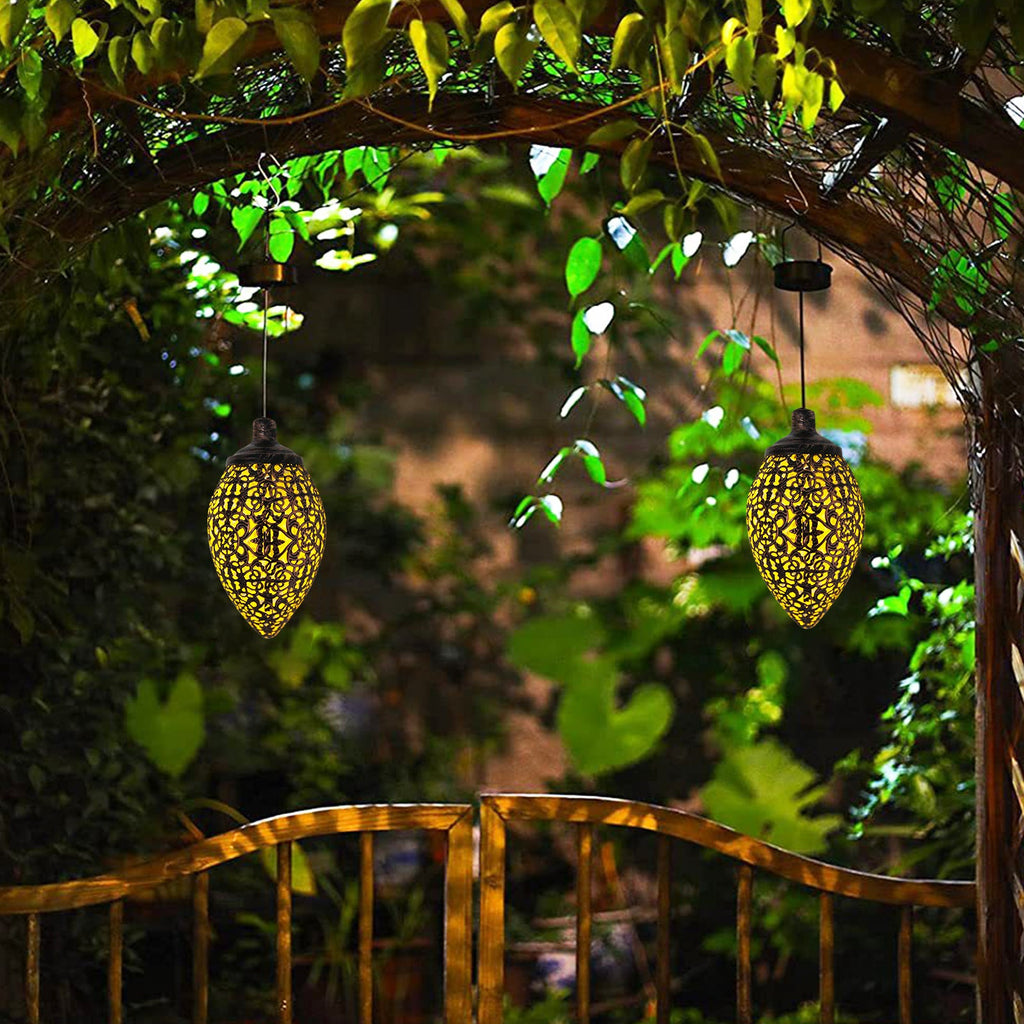 Solar LED Hanging Lantern for Outdoor Garden