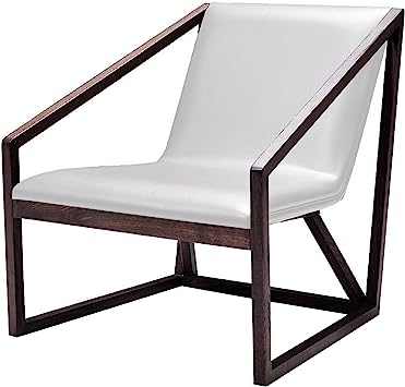 Eco Leather Lounge Chair — Grey