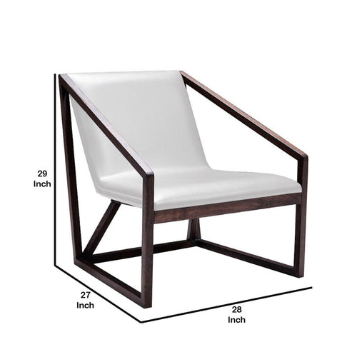 Eco Leather Lounge Chair — Grey