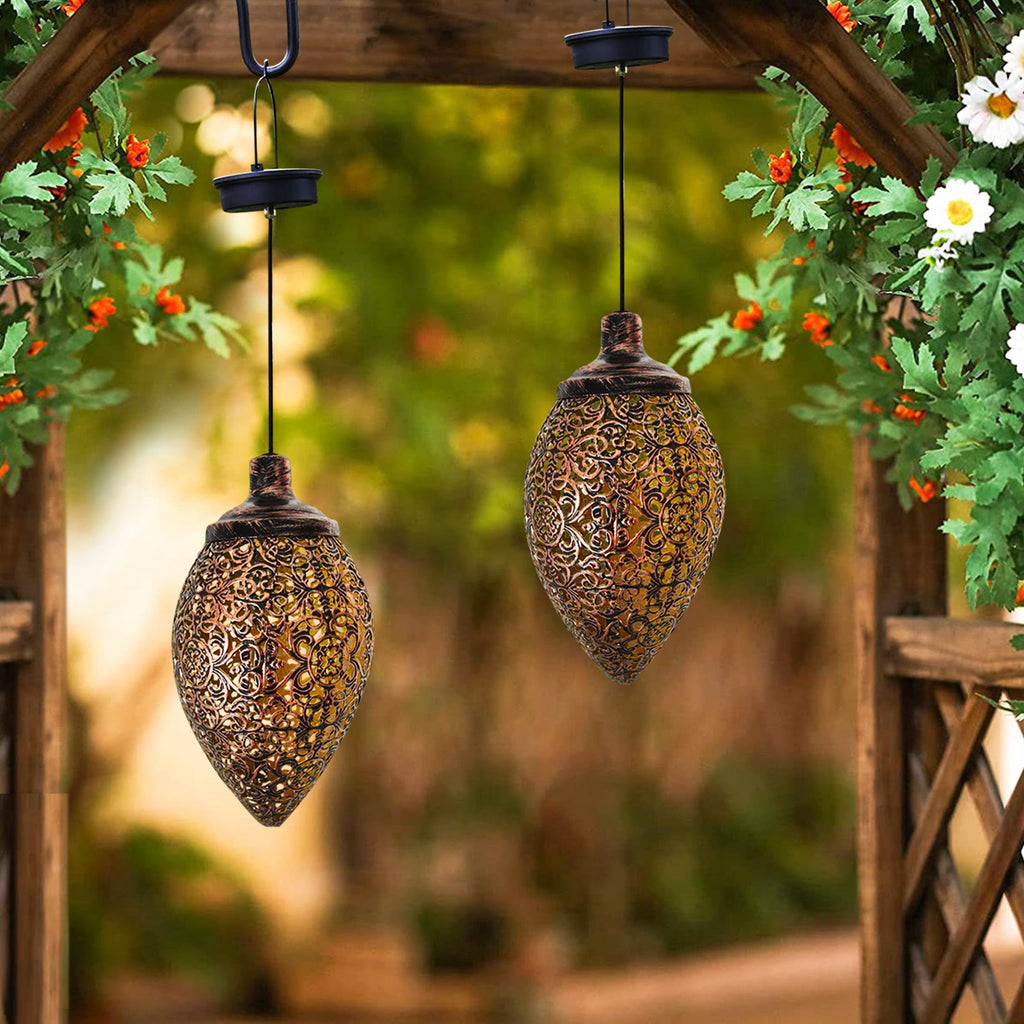 Solar LED Hanging Lantern for Outdoor Garden