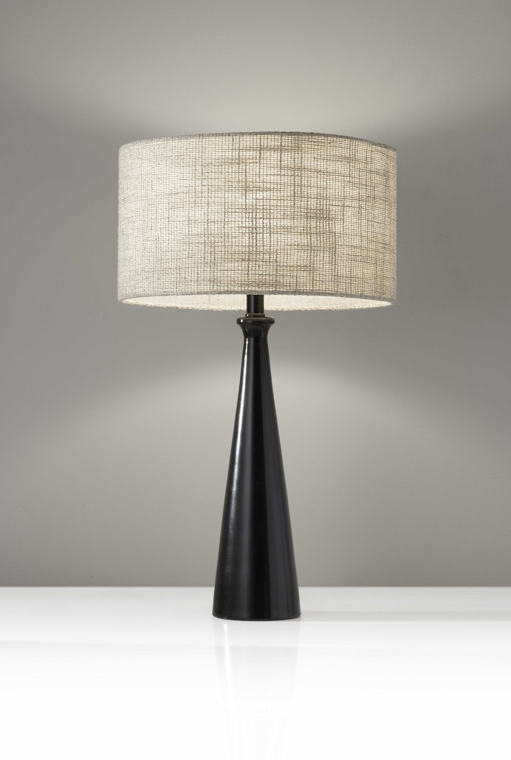 Metal Tapered Base Table Lamp