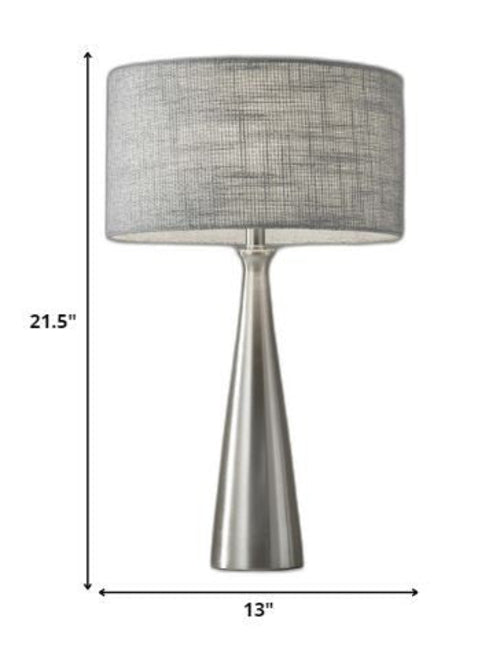 Metal Tapered Base Table Lamp