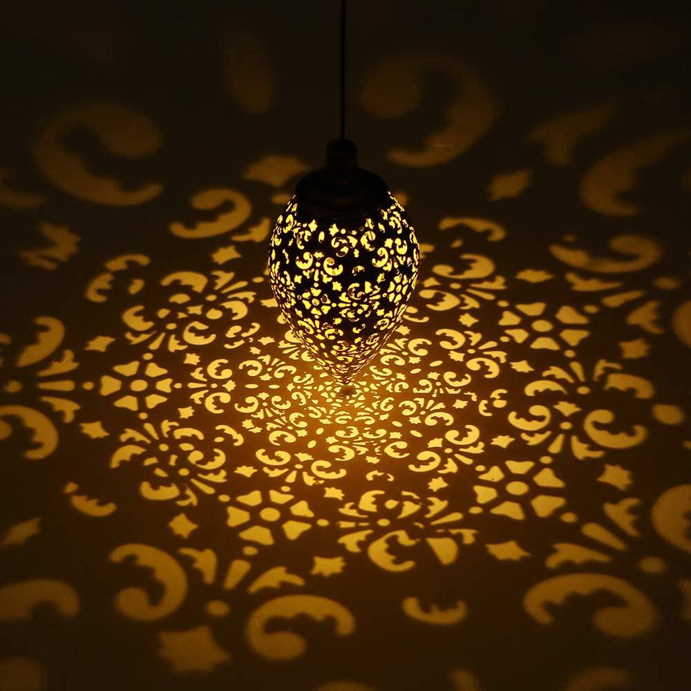 Solar LED Hanging Lantern for Outdoor Garden