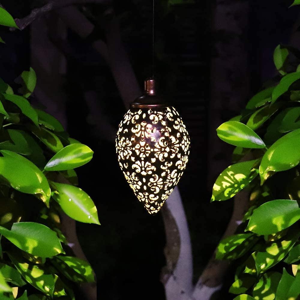 Solar LED Hanging Lantern for Outdoor Garden
