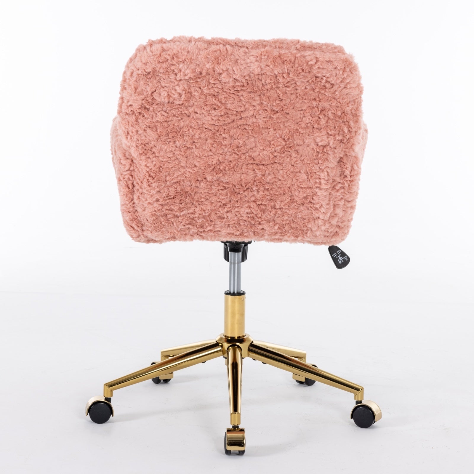 The Faux Fur Swivel Chair — Pink