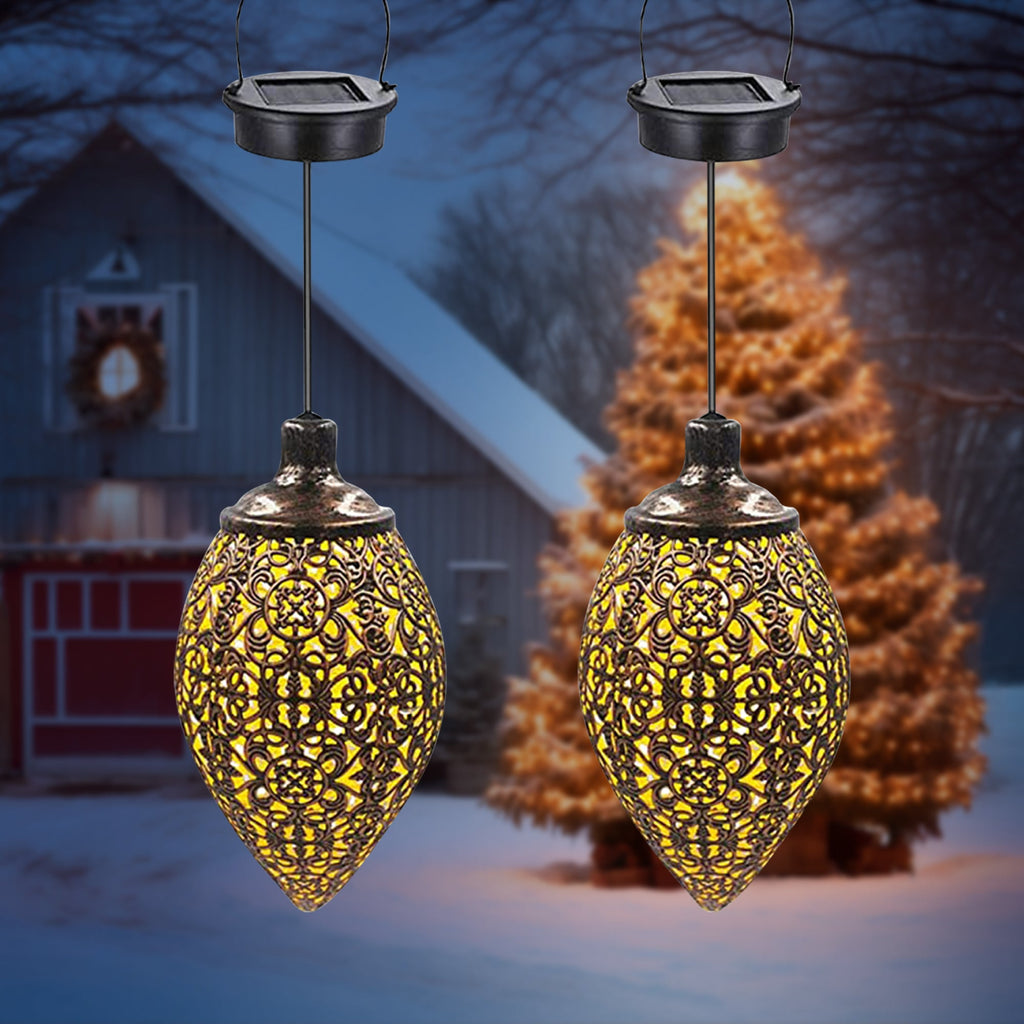 Solar LED Hanging Lantern for Outdoor Garden