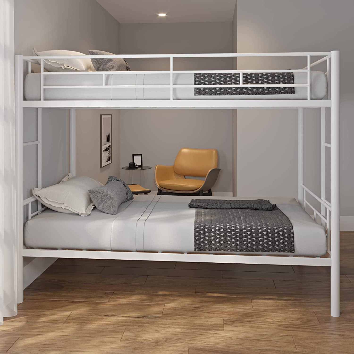 Twin Over Twin Metal Bunk Bed