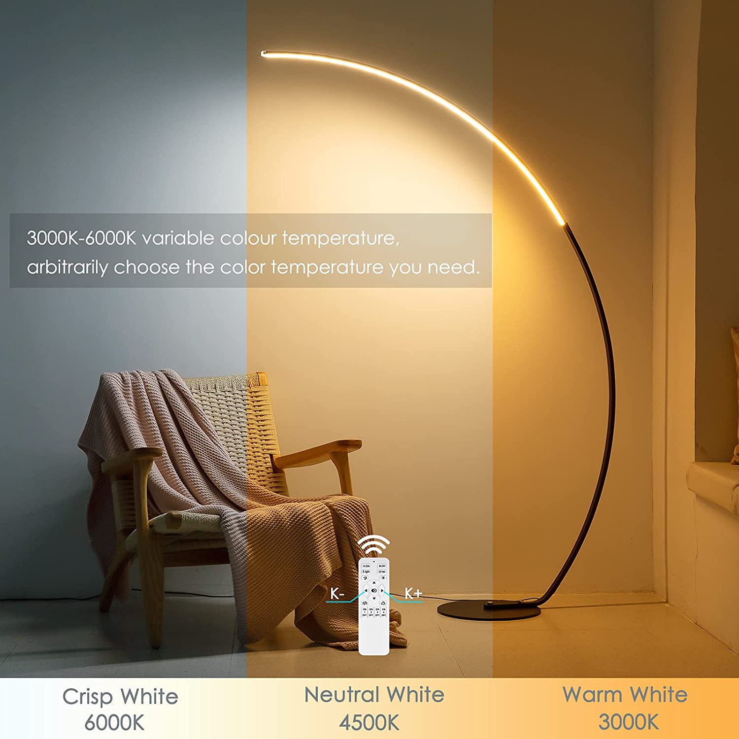 Curve RGBW Floor Lamp
