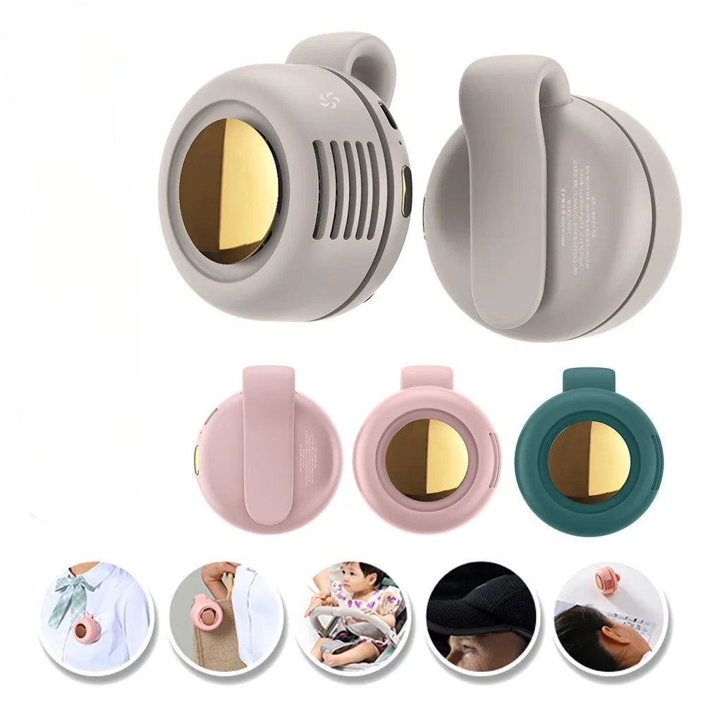 Mini Clip-On Fan — Rechargeable, 3 Speeds