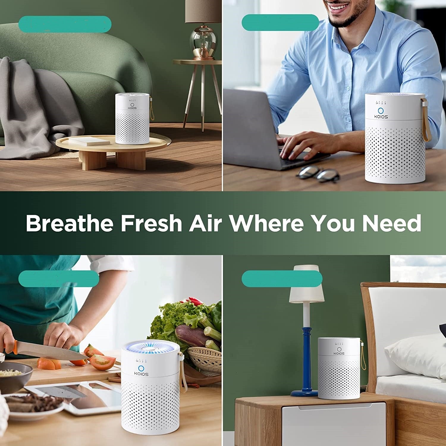 H13 HEPA Air Purifier – Quiet & Powerful