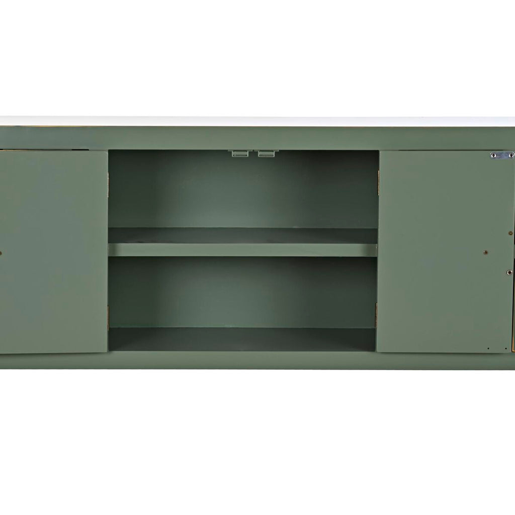 Oriental TV Unit – White, Black & Green