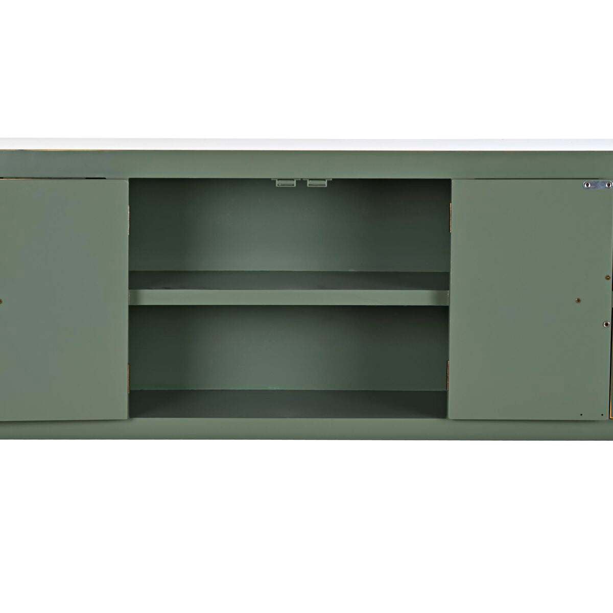 Oriental TV Unit – White, Black & Green