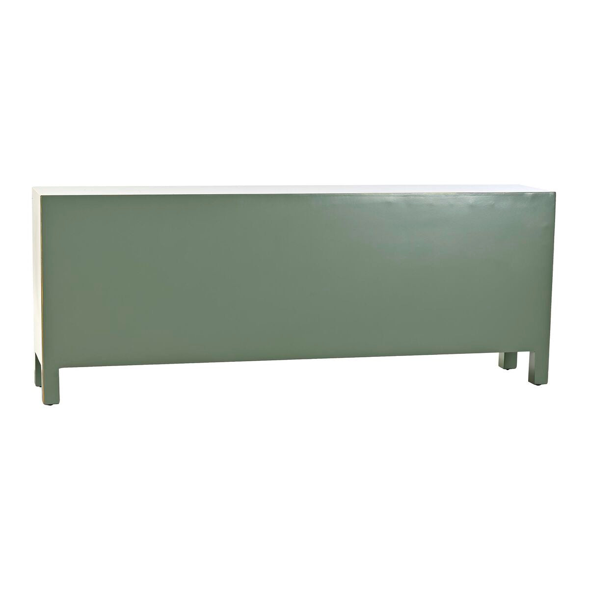 Oriental TV Unit – White, Black & Green