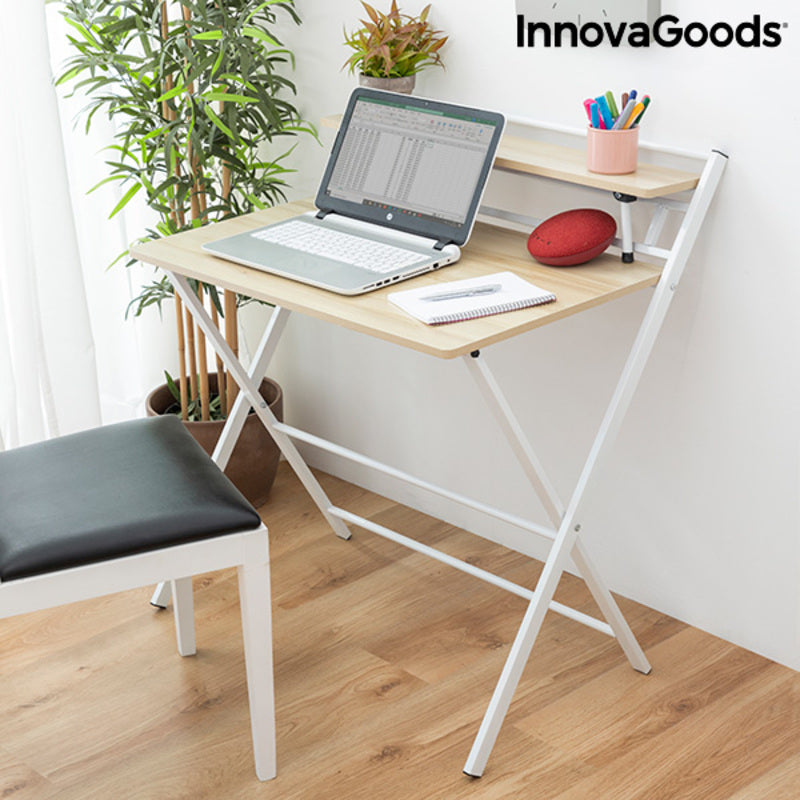 Folding Desk with Shelf