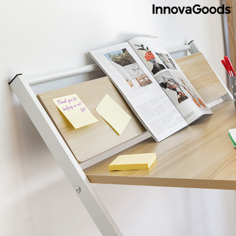 Folding Desk with Shelf
