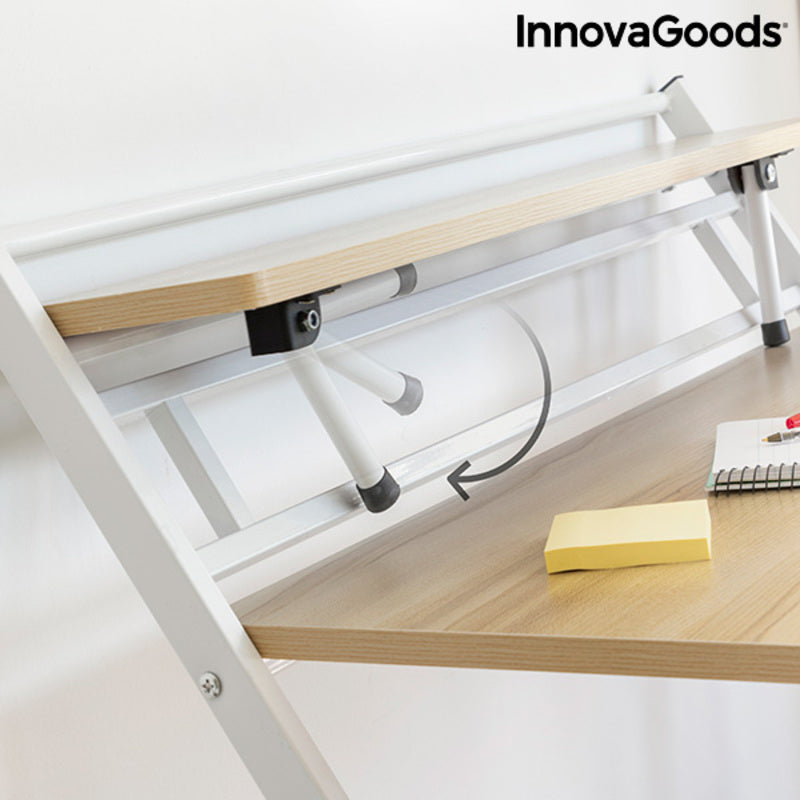 Folding Desk with Shelf