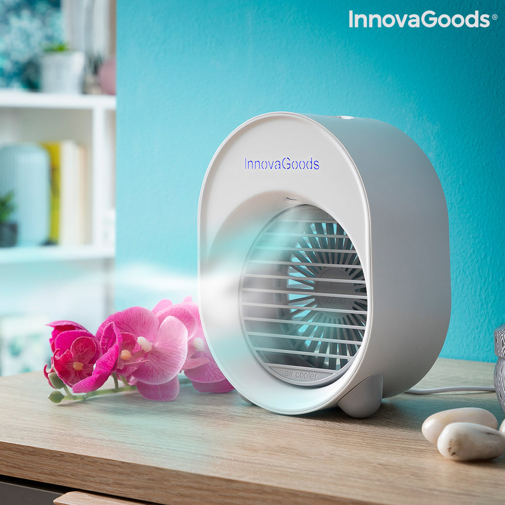 Mini Air Cooler & Humidifier with LED