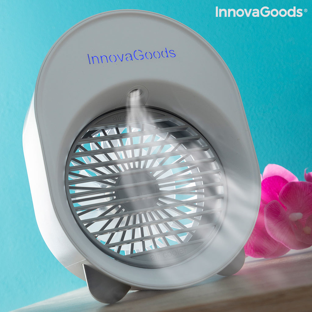 Mini Air Cooler & Humidifier with LED