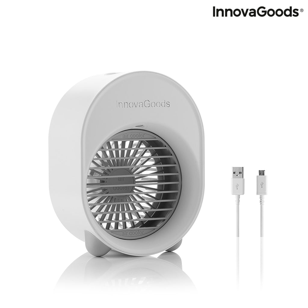 Mini Air Cooler & Humidifier with LED
