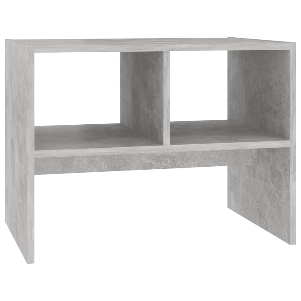 NNEVL Side Table Concrete Grey 60x40x45 cm Chipboard-1
