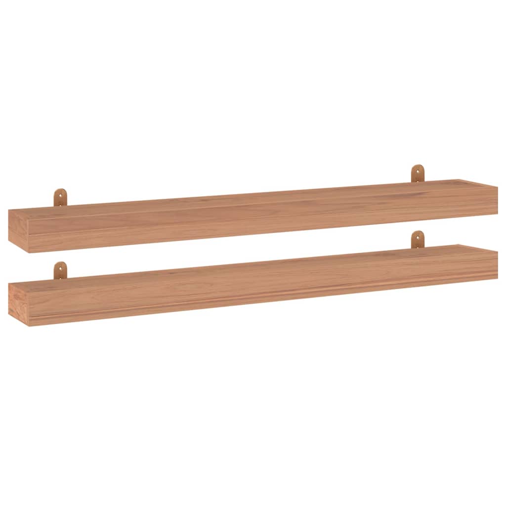 Teak Wood Wall Shelves