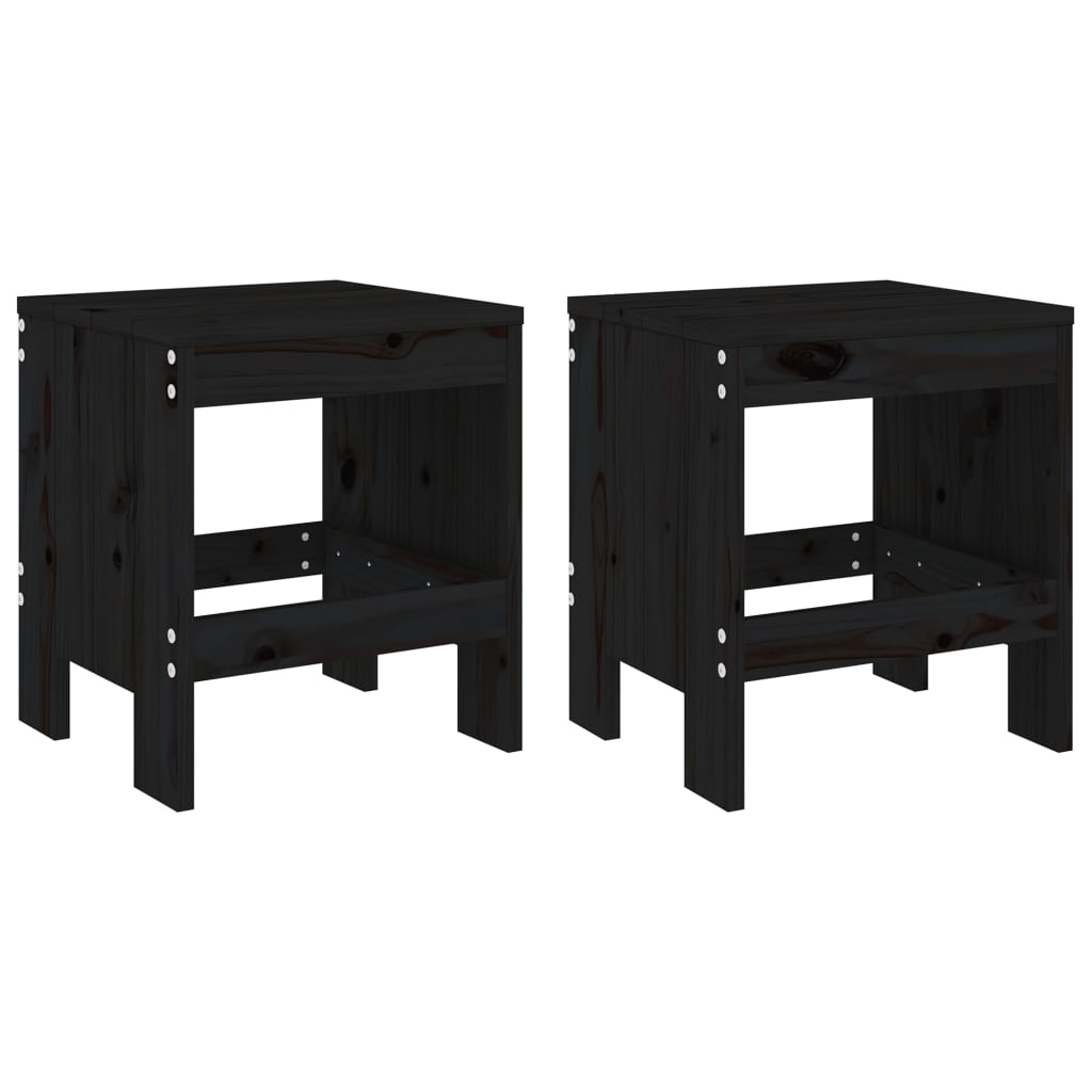 Black Pine Garden Stools