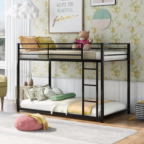 Low Bunk Twin Over Twin Metal Bed