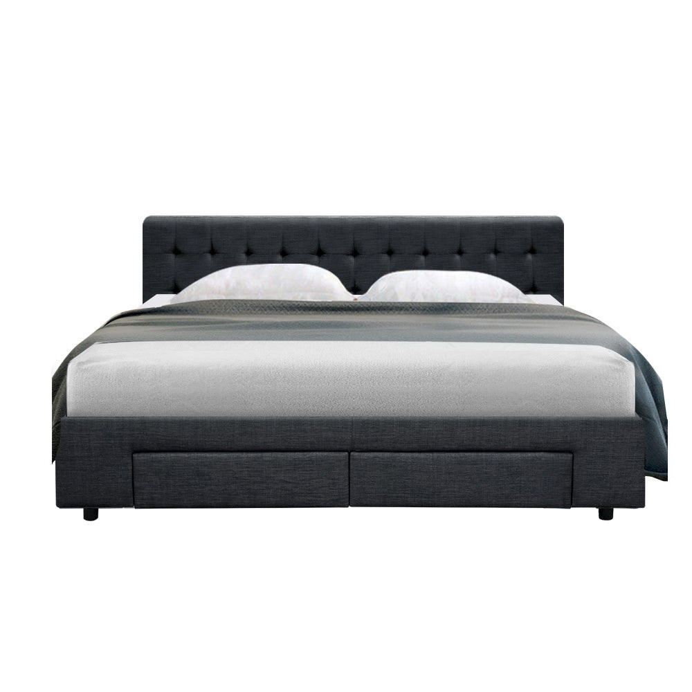 Avio Bed Frame with Storage Drawers