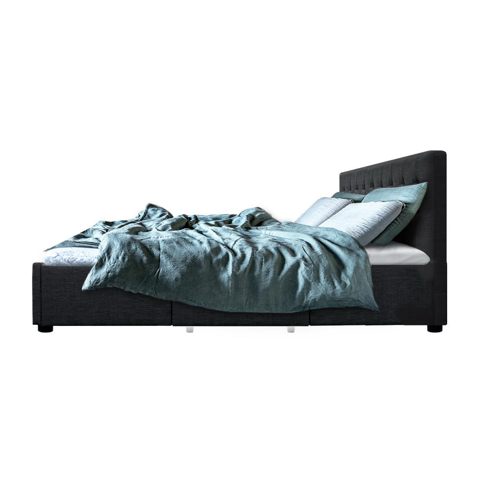 Avio Bed Frame with Storage Drawers