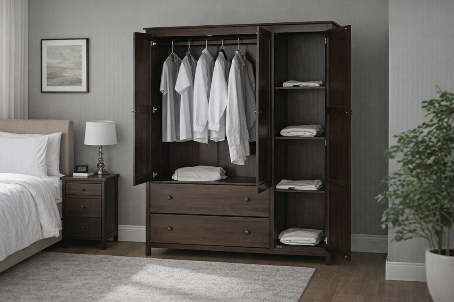Espresso Shaker Wardrobe