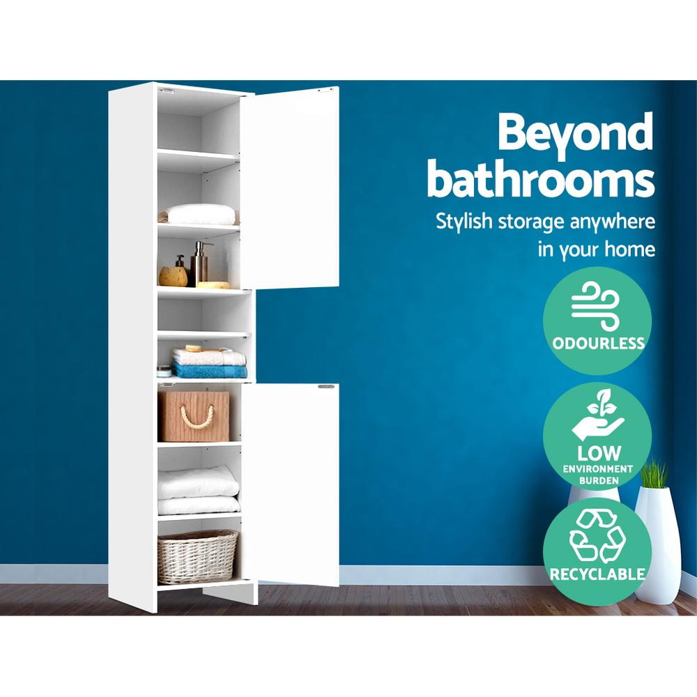 Artiss Bathroom Cabinet Storage 185cm Wooden