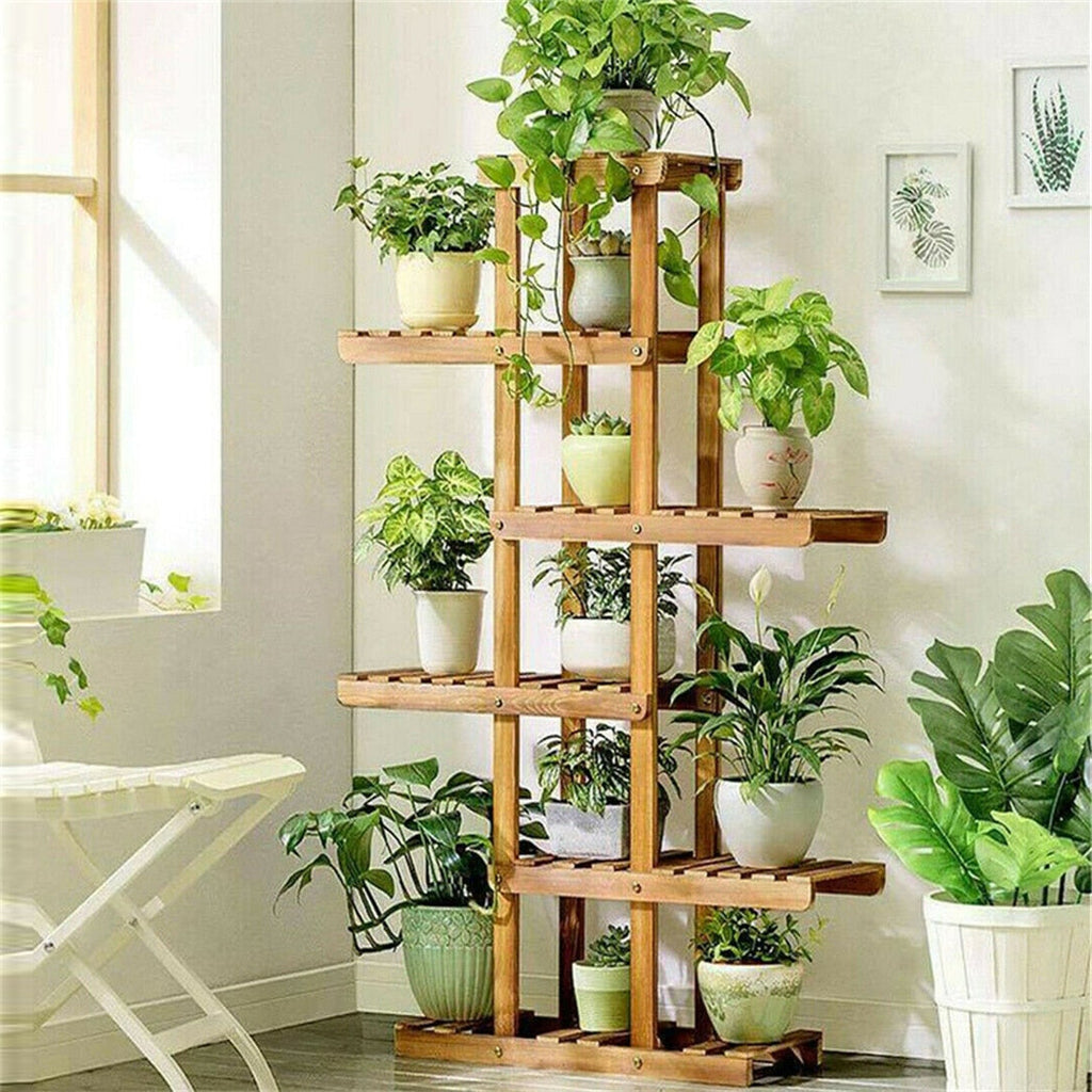 6-Tier Wooden Plant Stand