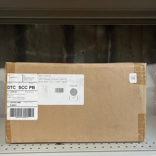 Pearson Triple Sconce - Chrome Bath Light