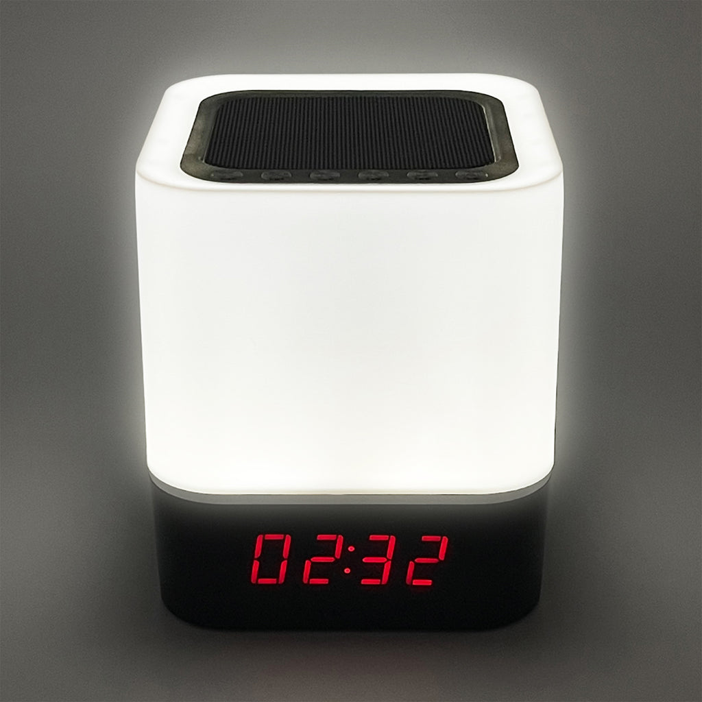Color-Changing Alarm Clock with Bluetooth Speaker