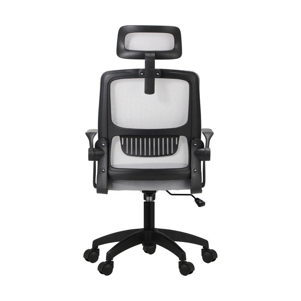 NNEED Mesh Office Chair Fabric Seat Black&Grey-1