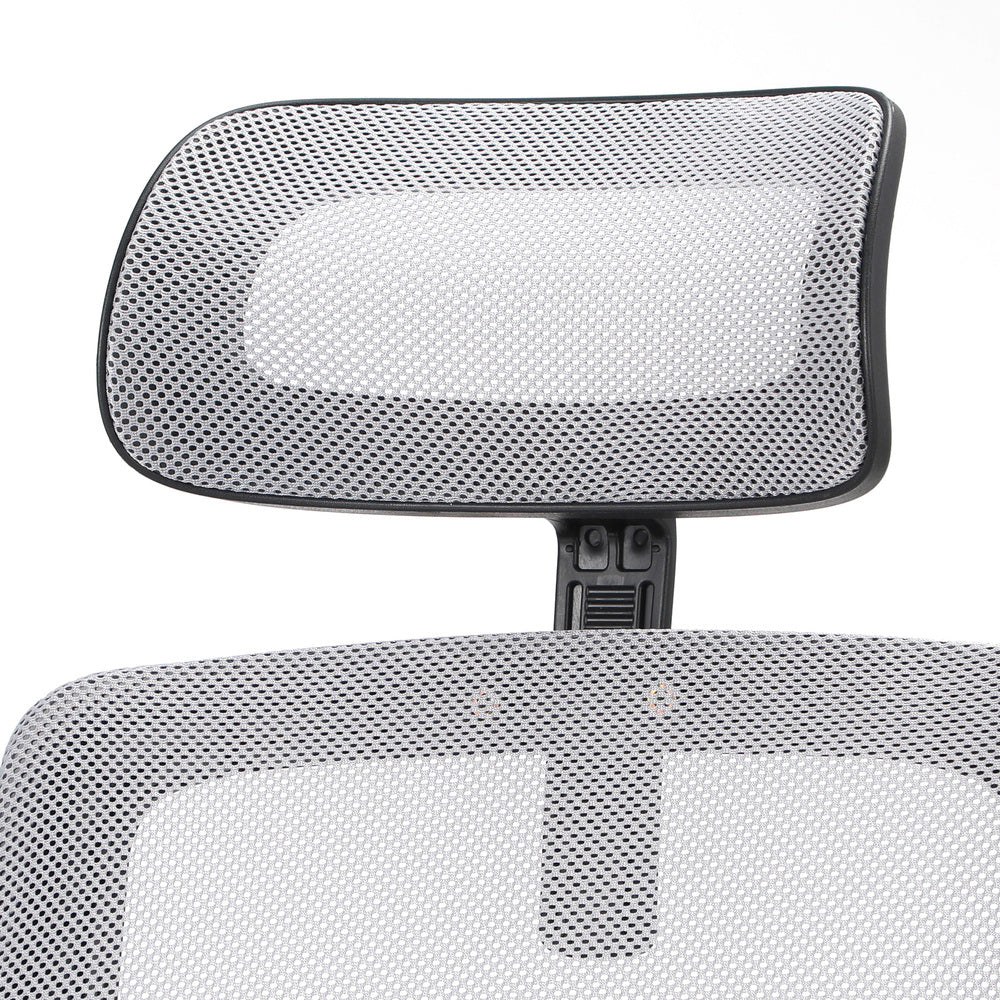 NNEED Mesh Office Chair Fabric Seat Black&Grey-4
