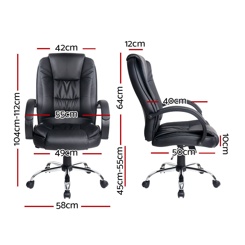 High-Back PU Leather Executive Chair