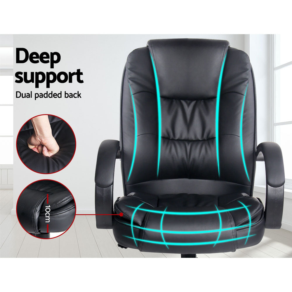 High-Back PU Leather Executive Chair