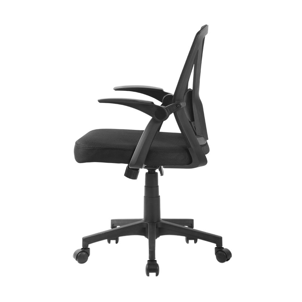 Mid-Back Mesh Office Chair — Black