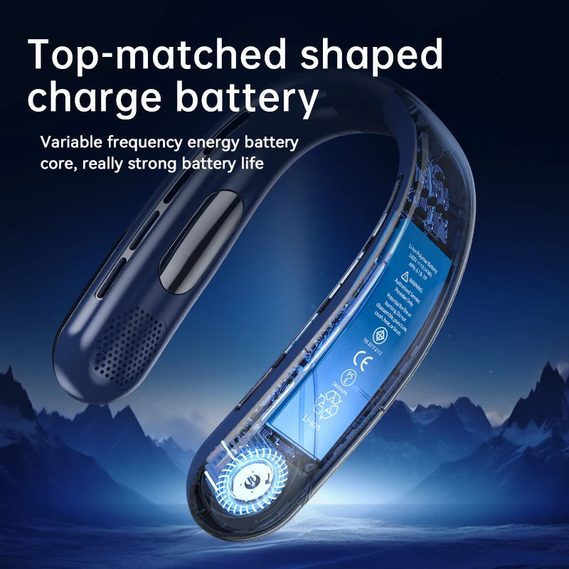 10000mAh Bladeless Neck Fan
